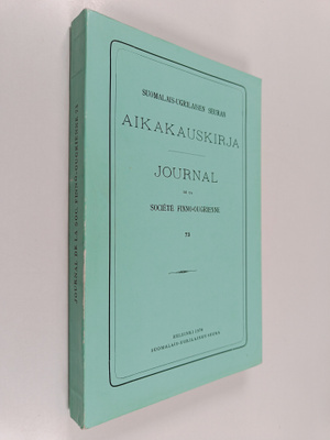 Suomalais-ugrilaisen seuran aikakauskirja - journal de la...
