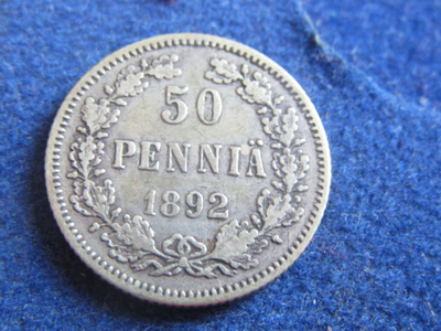 50 penniä 1892