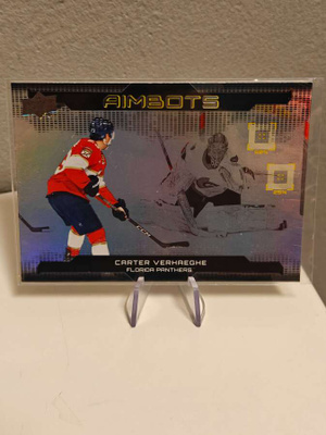 2024-25 UD Series 1 Aimbots Black Carter Verhaeghe #AB-11