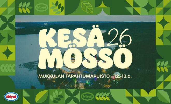 KESÄ MÖSSÖ 2026 2kpl KAHDEN PÄIVÄN FESTARILIPUT