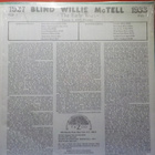 BLIND WILLIE MCTELL - THE EARLY YEARS (1927-1933) - M-/M- LP - pikkukuva 2