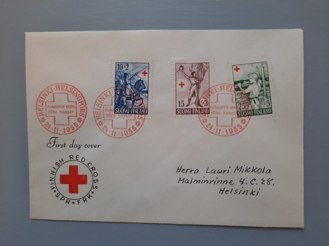FDC Suomi PR 1955 EL