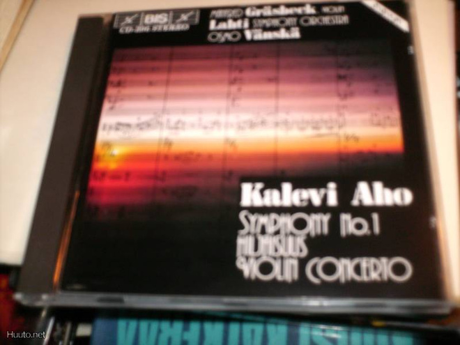 CD Kalevi Aho SYMPHONY No. 1 HILJAISUUS Violin Concerto