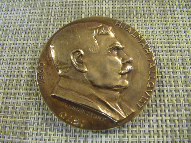 Hjalmar Tallqvist 60 V mitali 1930 /Gunnar Finne 1930
