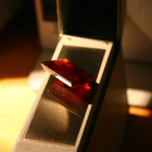 Suuri läpikuultava granaatti 32.87 ct kaneli oranssinruskea - pikkukuva 4