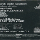 KLEMETTI-OPISTON KUORO: Pääsiäismessu CD 1989 - Louis Vierne - pikkukuva 2