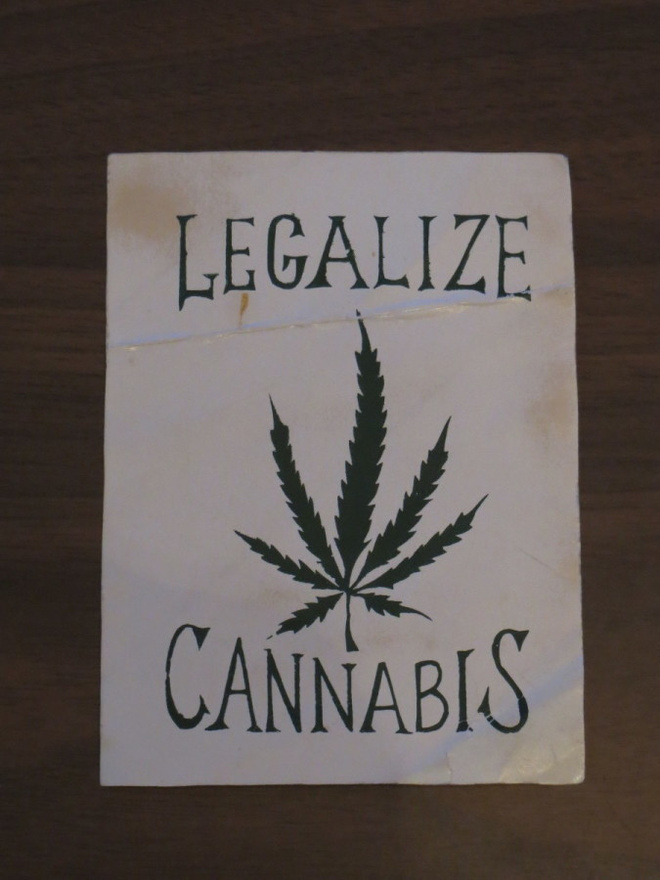Vintage tarra Legalize Cannabis