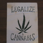 Vintage tarra Legalize Cannabis - pikkukuva 1