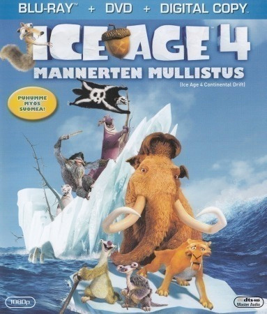 Ice Age 4 :  Mannerten Mullistus  -   (Blu-ray + DVD)