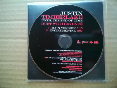 Justin Timberlake with Beyonce - Until The End Of Time CDS