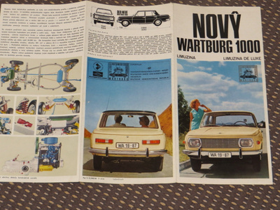 1966 Wartburg 1000 esite - KUIN UUSI - Warre