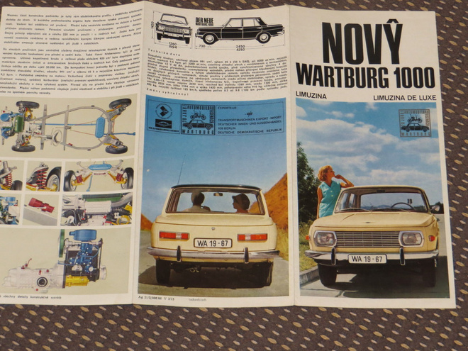 1966 Wartburg 1000 esite - KUIN UUSI - Warre