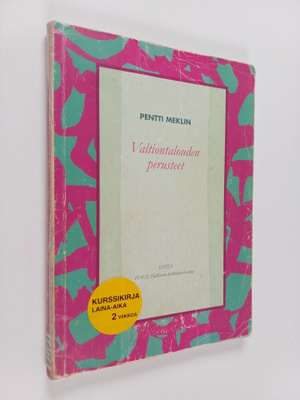 Pentti Meklin : Valtiontalouden perusteet