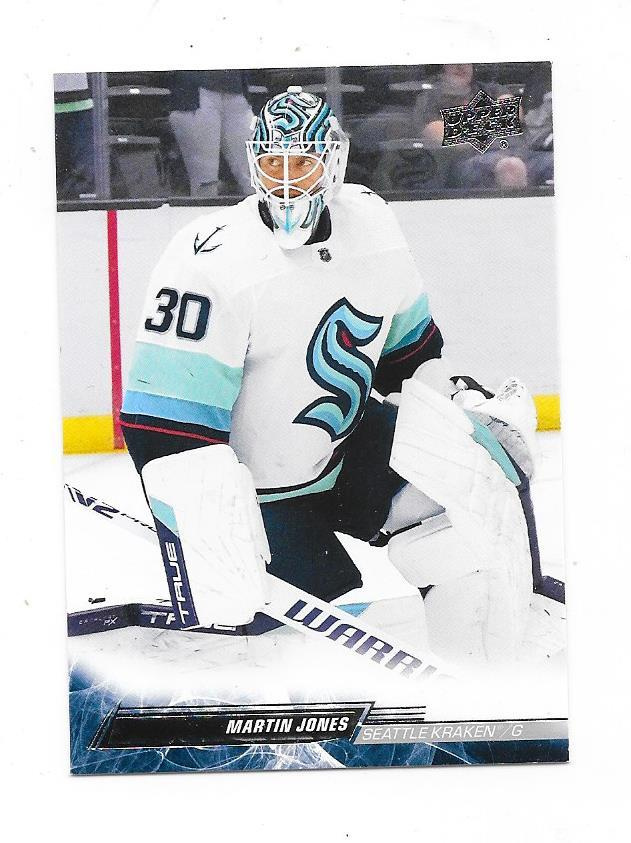 2022-23 Upper Deck #620 Martin Jones Seattle Kraken MV