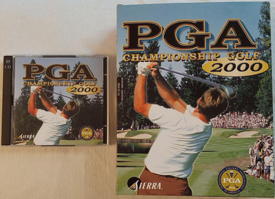 Sierra PGA Championship Golf 2000 PC Big Box, (CIB)