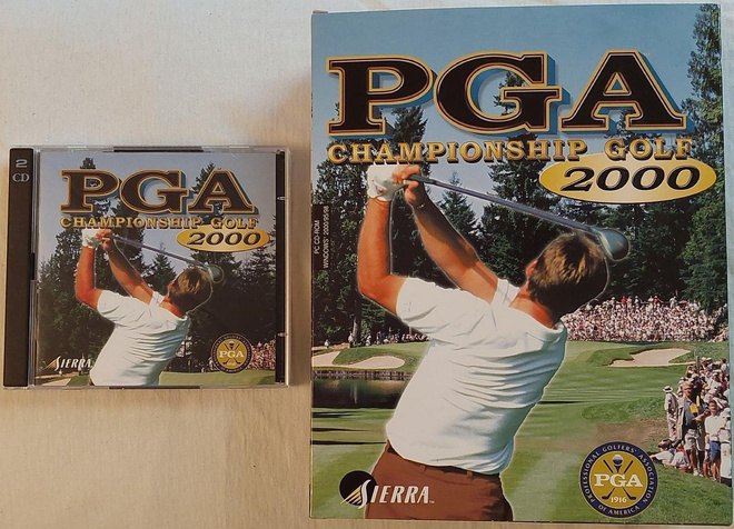 Sierra PGA Championship Golf 2000 PC Big Box, (CIB)