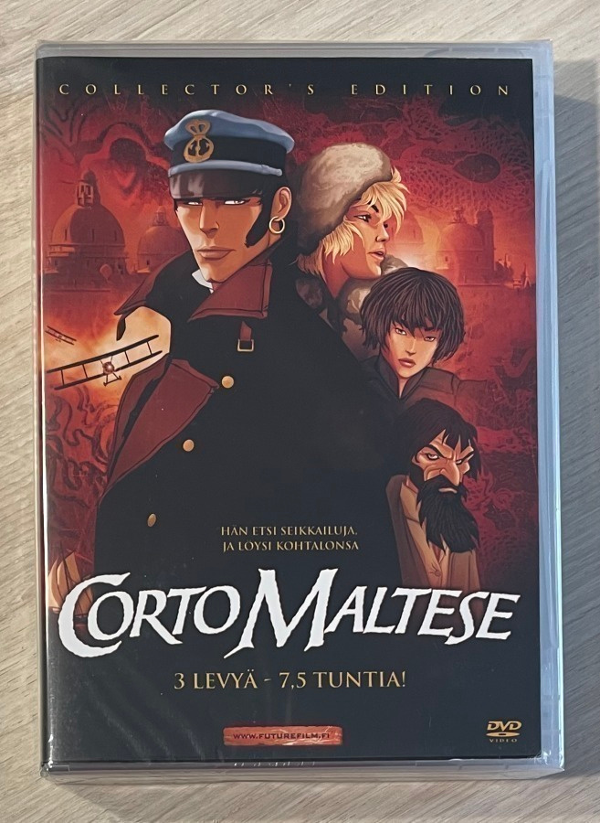 Hugo Pratt: CORTO MALTESE (2002-2004) 3DVD (UUSI)