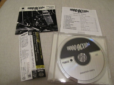 Hard Action Sinister Vibes cd japani 2015 obi liite bonus