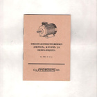 Strömberg, asennus ja ohjeet, 4 vihkoa, 1950-60 lukua. - pikkukuva 1