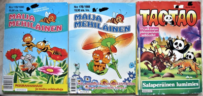 2 x Maija Mehiläinen ja 1 Tao Tao pokkari