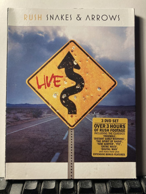 RUSH: Snakes & Arrows, DVD x 3.