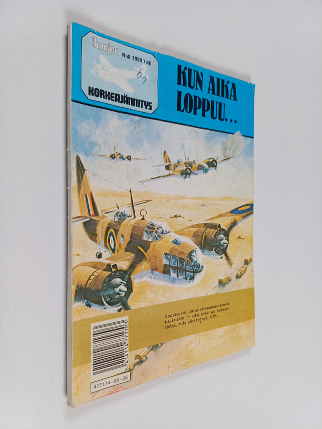 Ilmojen Korkeajännitys 8/1989 : Kun aika loppuu...