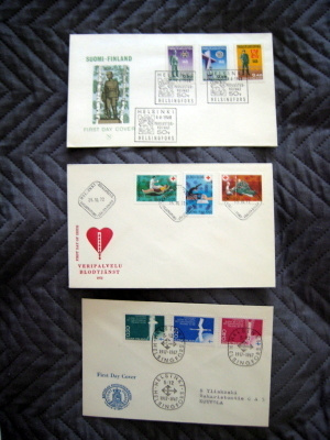 FDC-kuoret 3 kpl. 60/70 luvulta (75)