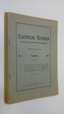 Luonnon ystävä vuosikerta 1906 (yksi numero puuttuu)