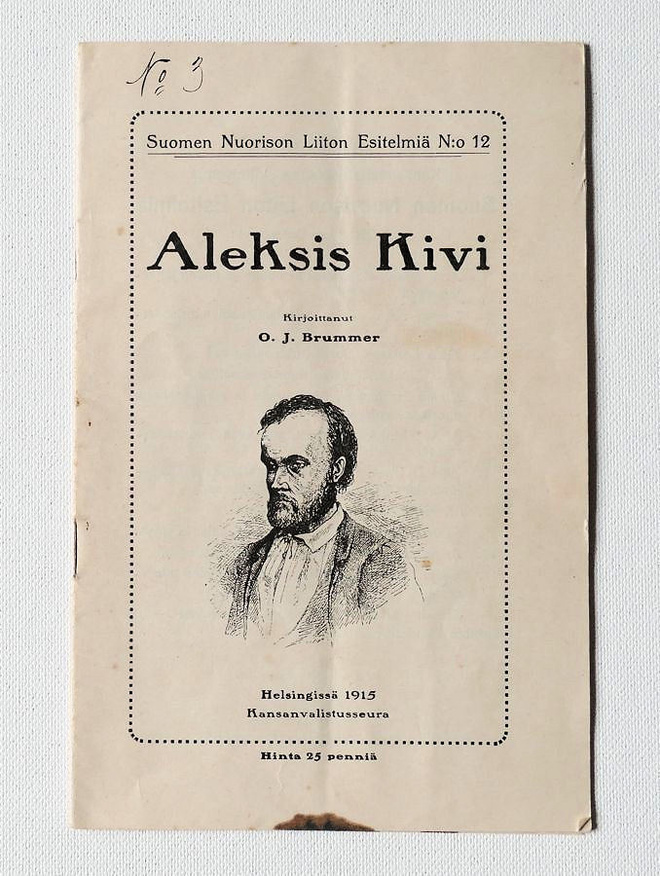Suomen Nuorison Liiton Esitelmä N:o 12 Aleksis Kivi
