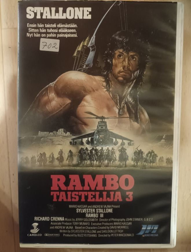 Rambo - Taistelija 3 (1988) VHS