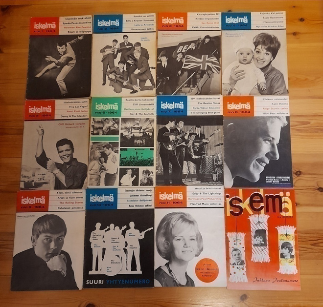 ISKELMÄ lehti vuosikerta 1964 n:rot 1-12