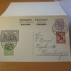 1924 Lisäpainaman siirtymä kaksoisehiökortti Saksaan - pikkukuva 2