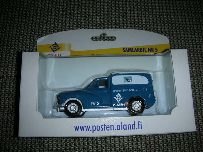 Åland post/Ahvenanmaa posti keräilyauto pienoismalli
