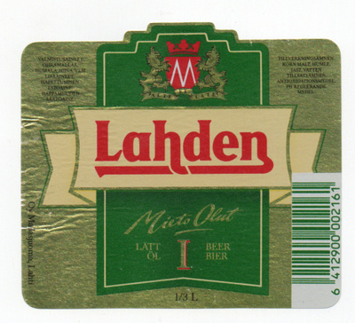 Mallasjuoma Lahden Mieto olut I