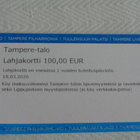 Tampere-talo elämyslahja / lahjakortti - pikkukuva 2