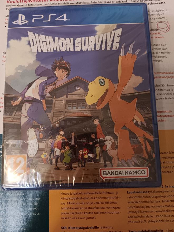 PS4 Digimon Survive videopeli (UUSI & MUOVEISSA)