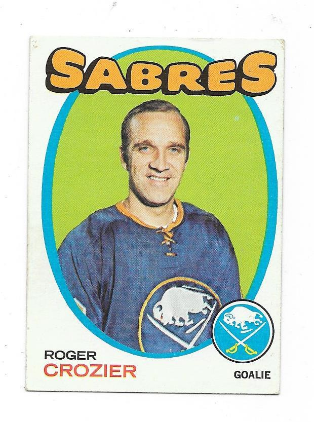 1971-72 Topps #36 Roger Crozier , Buffalo Sabres MV