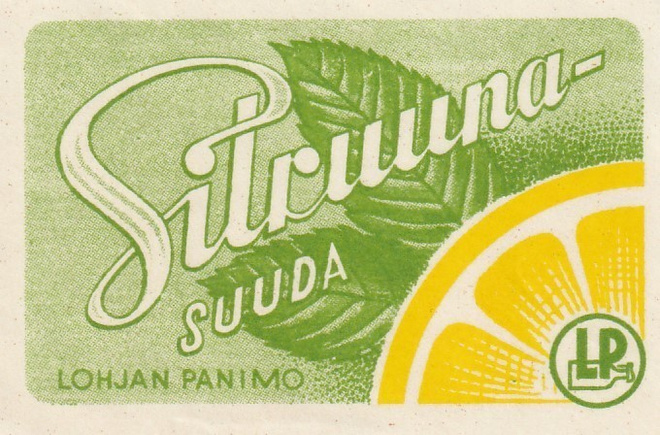 JUOMA ETIKETTI - SITRUUNASUUDA LOHJAN PANIMO (W16)