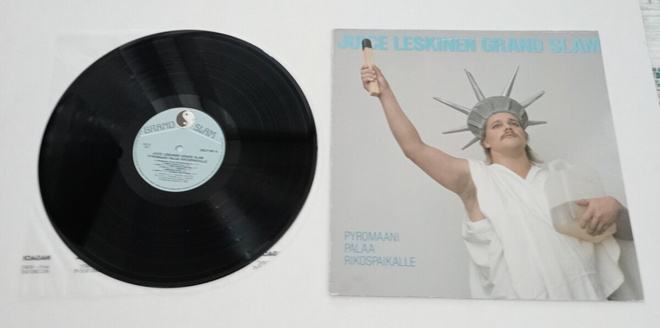 JUICE LESKINEN GRAND SLAM PYROMAANI PALAA RIKOSPAIKALLE LP