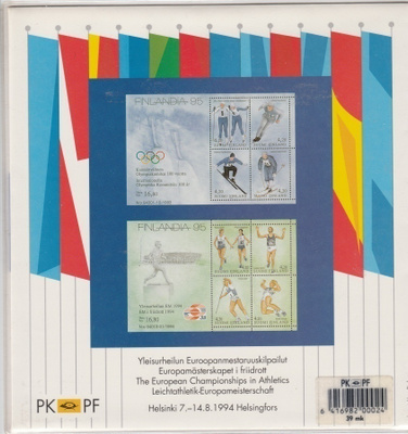 Postin lajitelma,Yleisurheilun Euroopanmestaruus kilp.1994