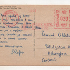 Kööpenhamina kortti, kulkenut 1957, frankeerausleima - pikkukuva 2