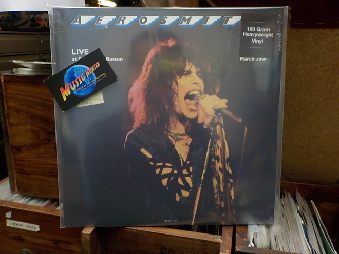 AEROSMITH - LIVE AT PAUL'S MALL, BOSTON 1973 UUSI LP +
