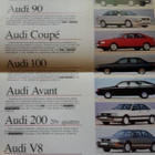 Audi mallisto -esite, 1990 - pikkukuva 1