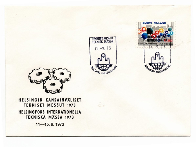 Helsinki: tekniset messut ( erikoisleima 11.9.1973)