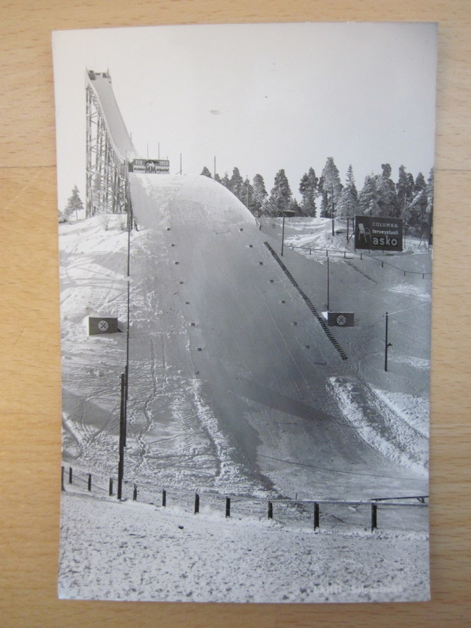 VANHA Postikortti Lahti 1950-l Alkup. Mallikappale
