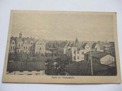 Haaparanta - 1919 via Stockholm Joensuuhun
