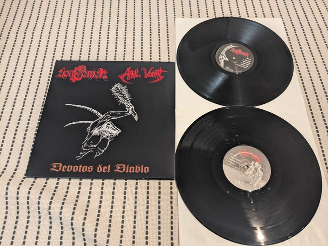 Goat Semen / Anal Vomit - Devotos Del Diablo (OPLP 190)