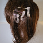 Glitter strassipinni hiuksiin, 3 kpl, uusia - pikkukuva 5
