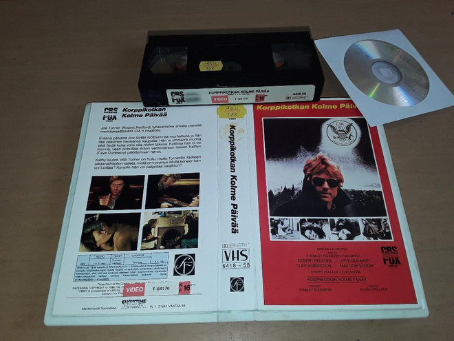 Korppikotkan Kolme Päivää - SFX VHS/DVD-R (CBS Fox Video)