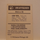 Luigi Riva. FIFA World Cup 1970. Williams. Keräilykortti. - pikkukuva 2
